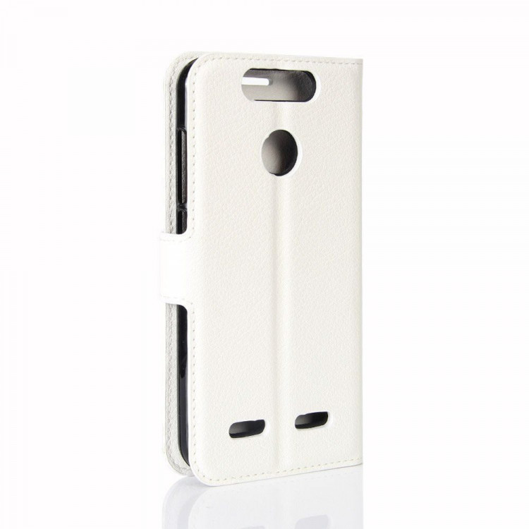 Чехол с визитницей для ZTE Blade V8 Mini (белый)