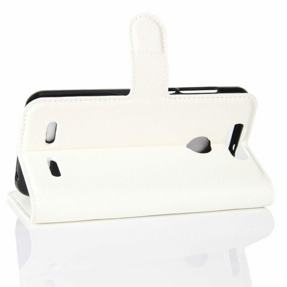Чехол с визитницей для ZTE Blade V8 Mini (белый)