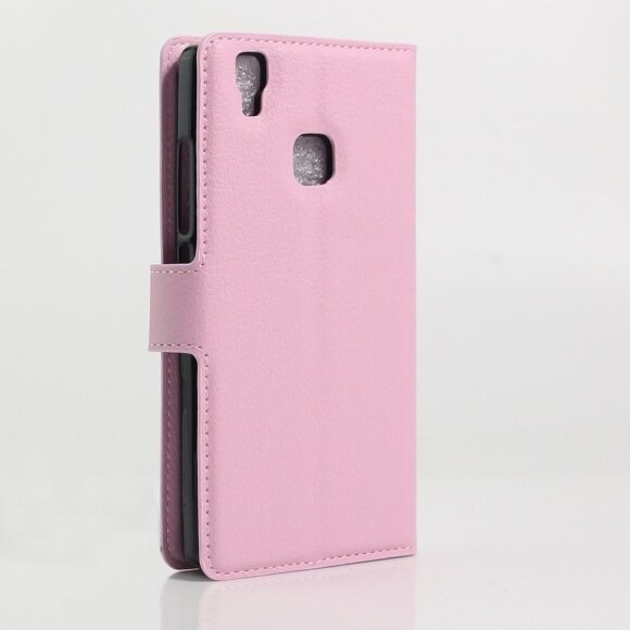 Чехол с визитницей для DOOGEE X5 Max / X5 Max Pro (розовый)