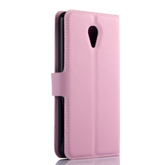 Чехол с визитницей для Meizu M2 Note (розовый)