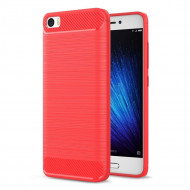 Чехол-накладка Carbon Fibre для Xiaomi Mi5 (красный) Чехол-накладка Carbon Fibre для Xiaomi Mi5 (красный)