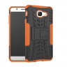 Чехол Hybrid Armor для Samsung Galaxy J7 Max (черный + оранжевый)