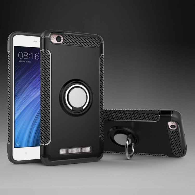 Чехол Hybrid Kickstand для Xiaomi Redmi 4A (черный)