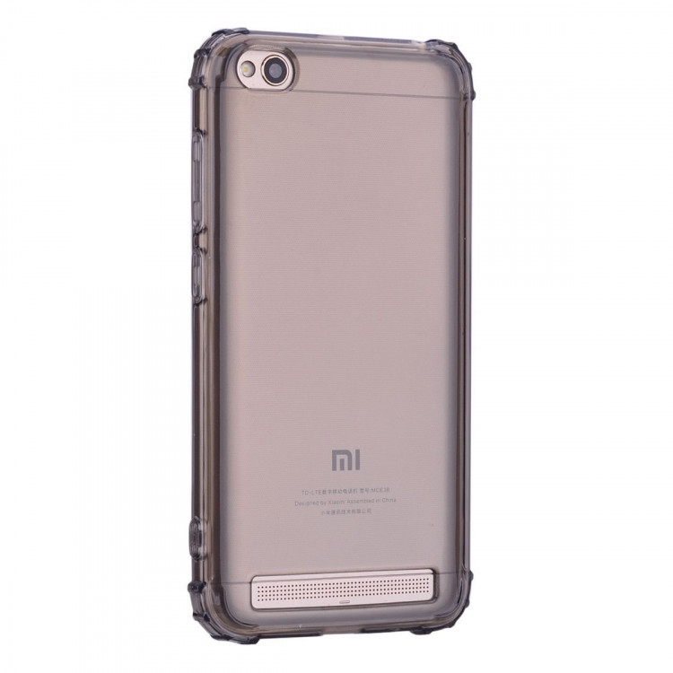 Силиконовый чехол с усиленными бортиками для Xiaomi Redmi 5A (черный)