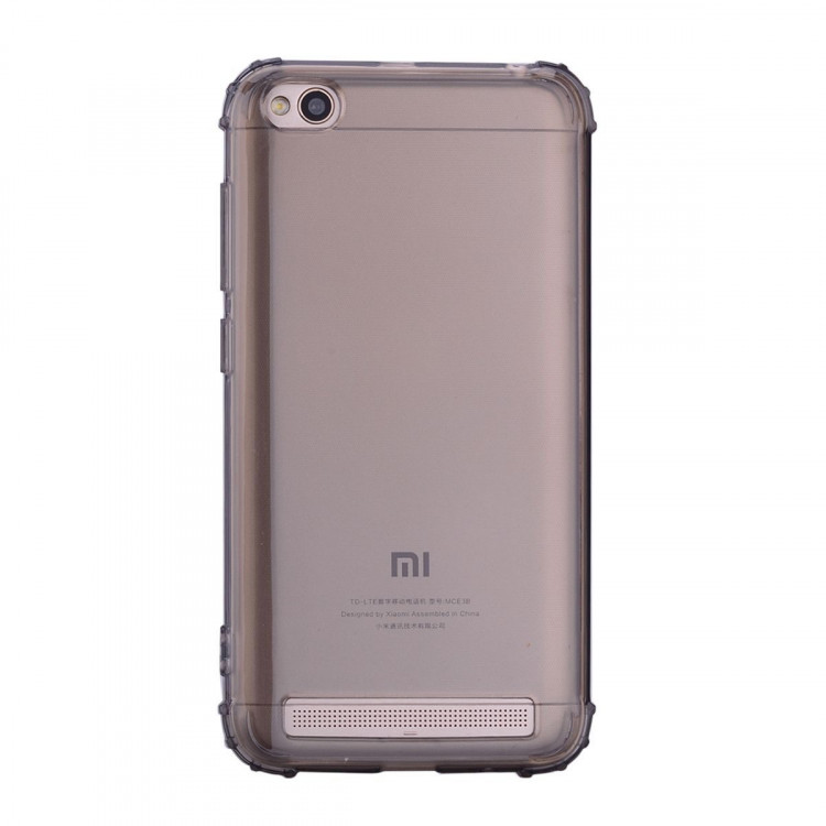 Силиконовый чехол с усиленными бортиками для Xiaomi Redmi 5A (черный)