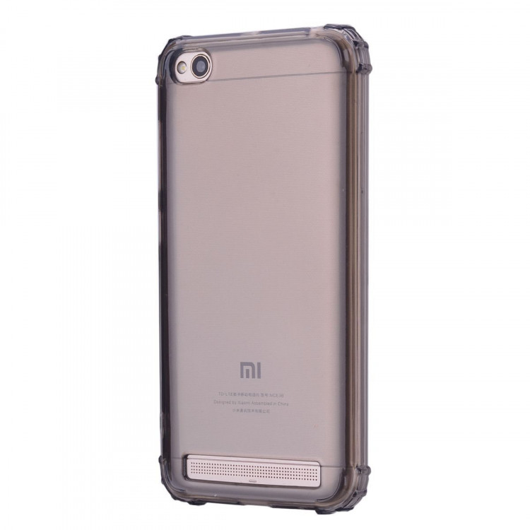 Силиконовый чехол с усиленными бортиками для Xiaomi Redmi 5A (черный)