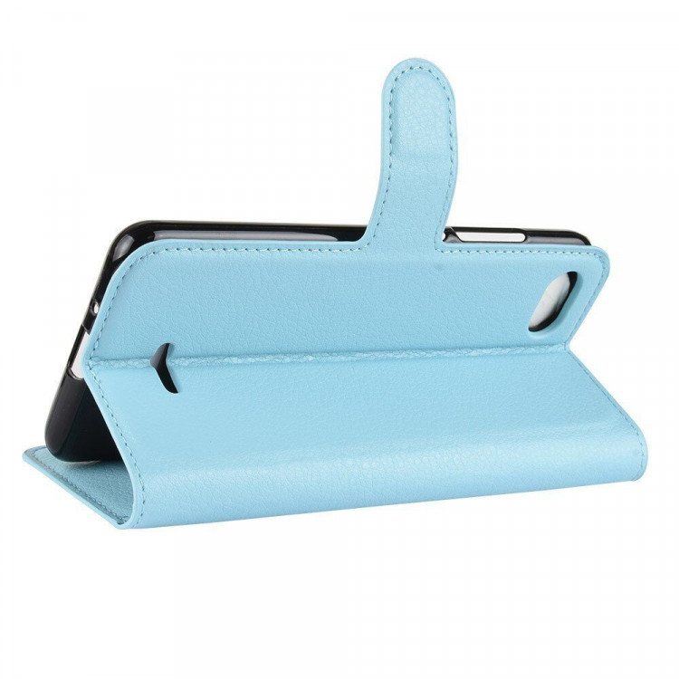 Чехол с визитницей для Xiaomi Redmi 6A (голубой)