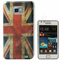 Пластиковый чехол для Samsung Galaxy S2 (Retro United Kingdom Flag)