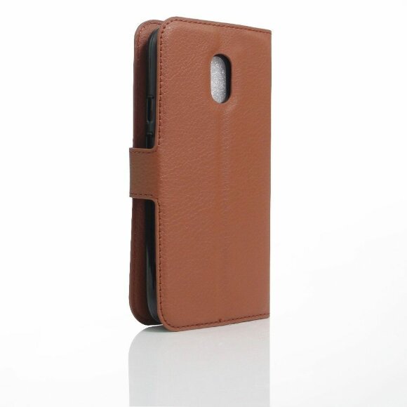 Чехол с визитницей для Xiaomi Redmi Note 4 (коричневый)