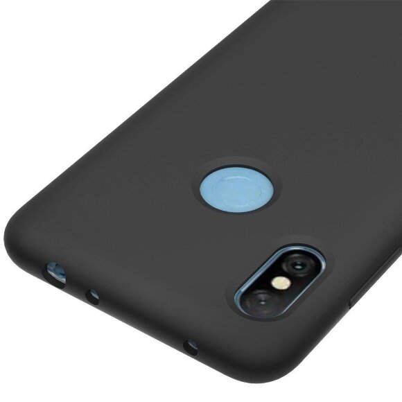 Силиконовый чехол Mobile Shell для Xiaomi Redmi Note 6 Pro (черный)