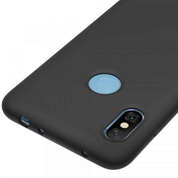Силиконовый чехол Mobile Shell для Xiaomi Redmi Note 6 Pro (черный)