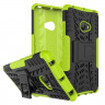 Чехол Hybrid Armor для Xiaomi Mi Note 2 (черный + зеленый)