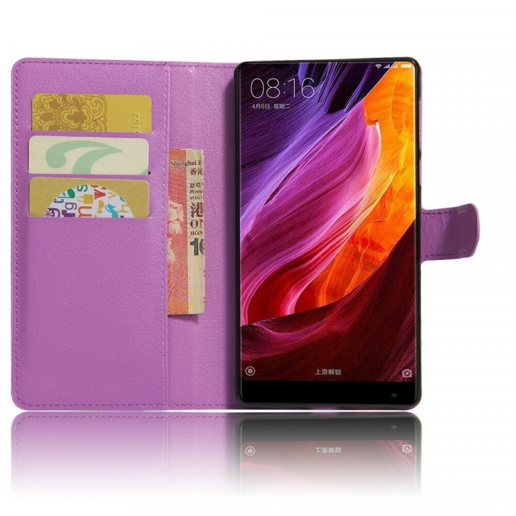 Чехол с визитницей для Xiaomi Mi Mix (фиолетовый)