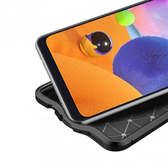 Чехол-накладка Litchi Grain для Samsung Galaxy A31 (красный) Чехол-накладка Litchi Grain для Samsung Galaxy A31 (красный)