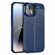 Чехол-накладка Litchi Grain для iPhone 15 (темно-синий)