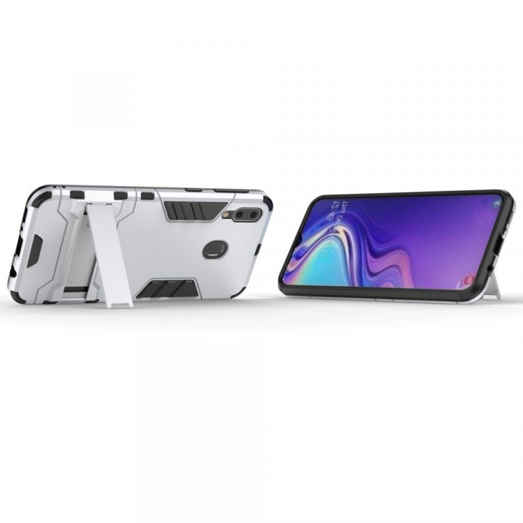 Чехол Duty Armor для Samsung Galaxy M20 (серебряный)