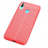 Чехол-накладка Litchi Grain для Huawei Y7 (2019) / Y7 Prime (2019) (красный)