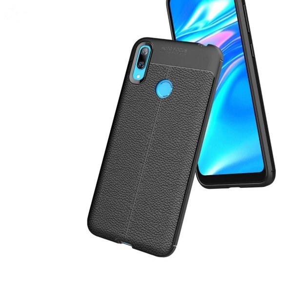Чехол-накладка Litchi Grain для Huawei Y7 (2019) / Y7 Prime (2019) (красный)