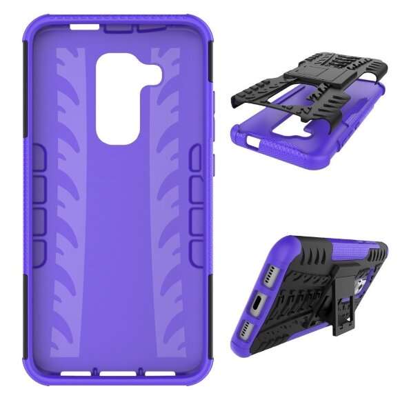Чехол Hybrid Armor для Huawei Nova Plus (черный + фиолетовый) Чехол Hybrid Armor для Huawei Nova Plus (черный + фиолетовый)