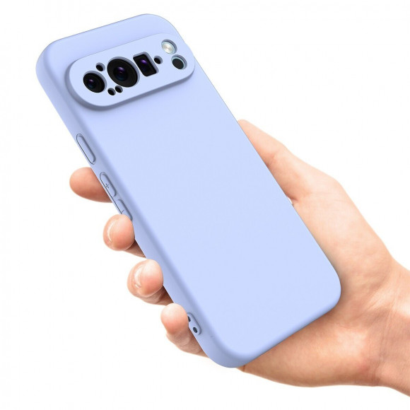 Силиконовый чехол Mobile Shell для Google Pixel 9 Pro XL (фиолетовый)