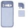 Силиконовый чехол Mobile Shell для Google Pixel 9 Pro XL (фиолетовый)