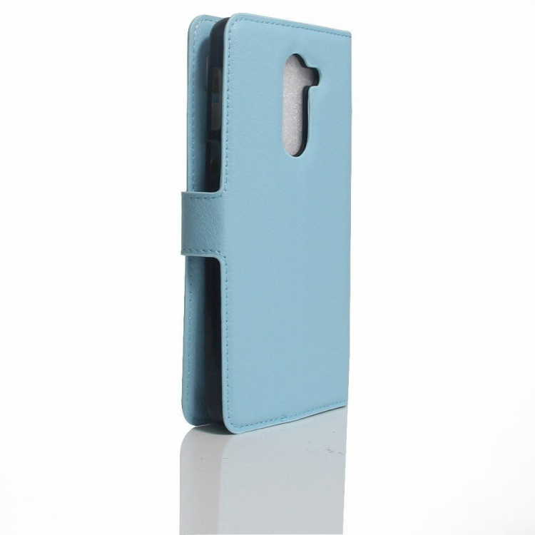 Чехол с визитницей для Huawei Honor 6x 2016 (голубой)