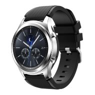 Силиконовый ремешок для Samsung Gear S3 Frontier / S3 Classic / Galaxy Watch 46мм / Watch 3 (45мм) (черный) Силиконовый ремешок для Samsung Gear S3 Frontier / S3 Classic / Galaxy Watch 46мм / Watch 3 (45мм) (черный)