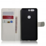 Чехол с визитницей для Huawei Honor V8 (белый)