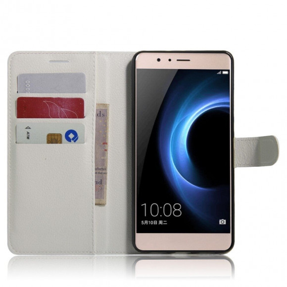 Чехол с визитницей для Huawei Honor V8 (белый) Чехол с визитницей для Huawei Honor V8 (белый)