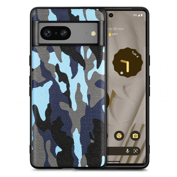 Чехол Camouflage для Google Pixel 7 (синий)