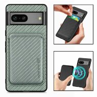 Чехол с магнитным держателем карт для Google Pixel 7 (зеленый) Чехол с магнитным держателем карт для Google Pixel 7 (зеленый)