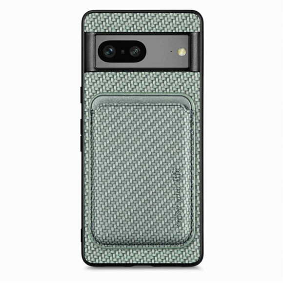 Чехол с магнитным держателем карт для Google Pixel 7 (зеленый) Чехол с магнитным держателем карт для Google Pixel 7 (зеленый)