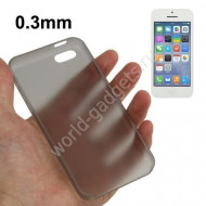Тонкий пластиковый чехол для iPhone 5C (серый) Тонкий пластиковый чехол для iPhone 5C (серый)