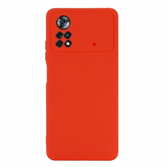 Силиконовый чехол Mobile Shell для Xiaomi Poco X4 Pro 5G (красный) Силиконовый чехол Mobile Shell для Xiaomi Poco X4 Pro 5G (красный)