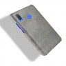 Чехол Litchi Texture для Huawei nova 3 (серый)