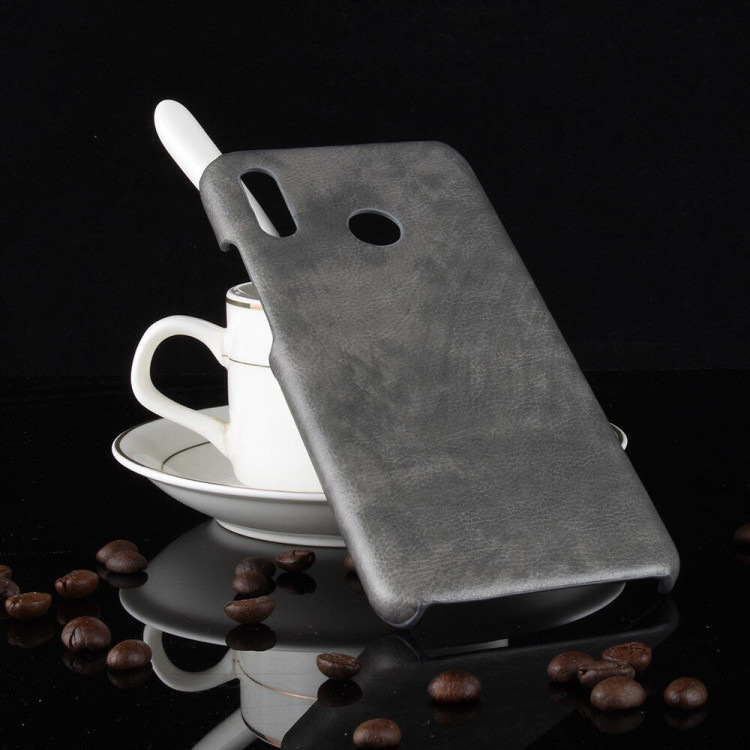 Чехол Litchi Texture для Huawei nova 3 (серый)