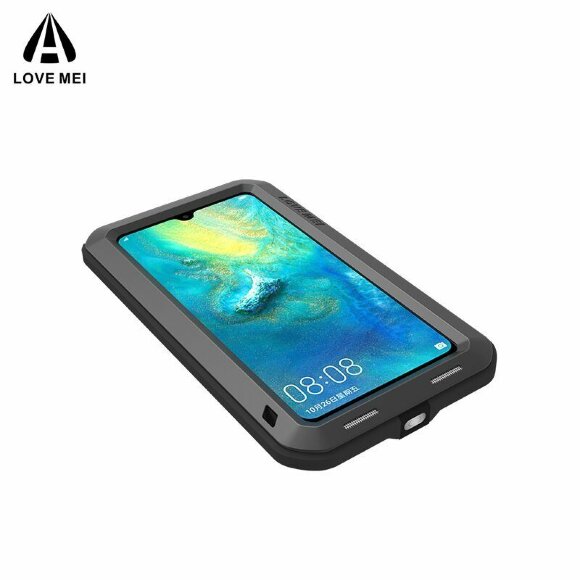 Гибридный чехол LOVE MEI для Huawei Mate 20 (черный)