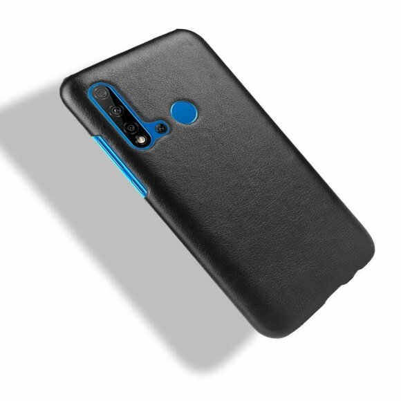 Кожаная накладка-чехол для Huawei P20 lite (2019) / Huawei nova 5i (черный) Кожаная накладка-чехол для Huawei P20 lite (2019) / Huawei nova 5i (черный)