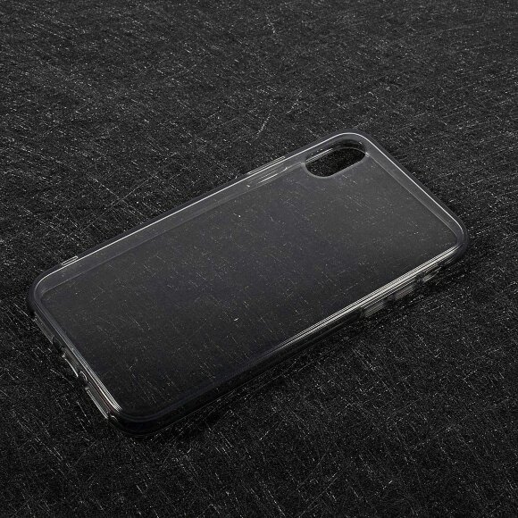 Силиконовый TPU чехол для iPhone X / ХS (серый)