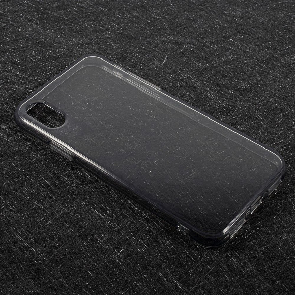 Силиконовый TPU чехол для iPhone X / ХS (серый)