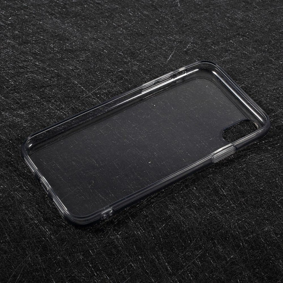 Силиконовый TPU чехол для iPhone X / ХS (серый)
