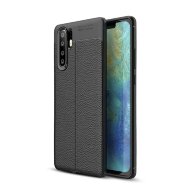 Чехол-накладка Litchi Grain для Huawei P30 Pro (черный) Чехол-накладка Litchi Grain для Huawei P30 Pro (черный)