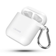 Силиконовый чехол для Apple AirPods (Usams - белый)