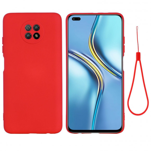 Силиконовый чехол Mobile Shell для Honor X20 (красный)