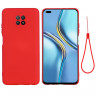 Силиконовый чехол Mobile Shell для Honor X20 (красный)