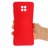 Силиконовый чехол Mobile Shell для Honor X20 (красный)