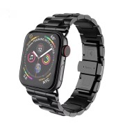 Стальной браслет HOCO Premium для Apple Watch 40 - Series 4 / Series 3 / 2 / 1 (38мм) (черный) Стальной браслет HOCO Premium для Apple Watch 40 - Series 4 / Series 3 / 2 / 1 (38мм) (черный)