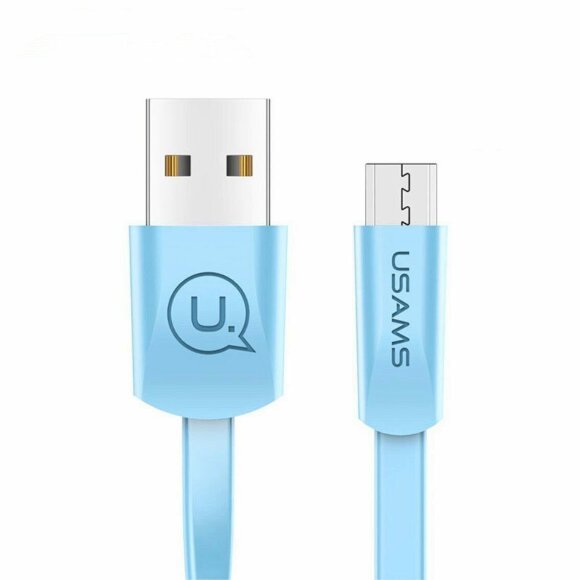 Кабель Usams U2 Micro-USB (голубой)
