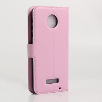 Чехол с визитницей для Motorola Moto Z Play (розовый)