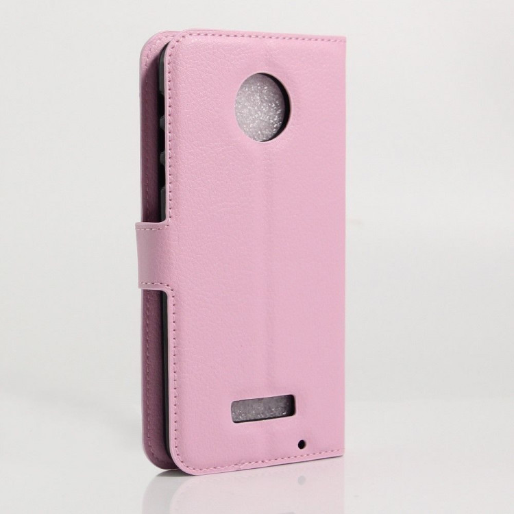 Чехол с визитницей для Motorola Moto Z Play (розовый)